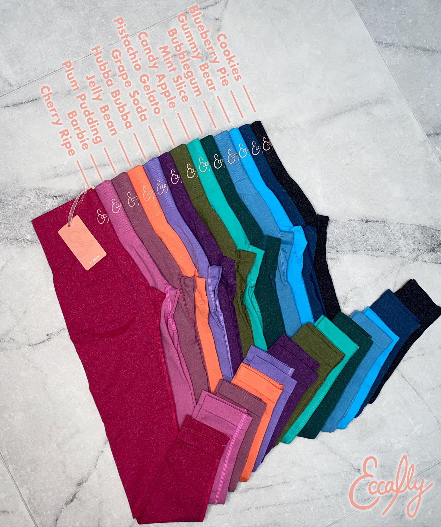 Aurora - Seamless Leggings in Gummy Bear