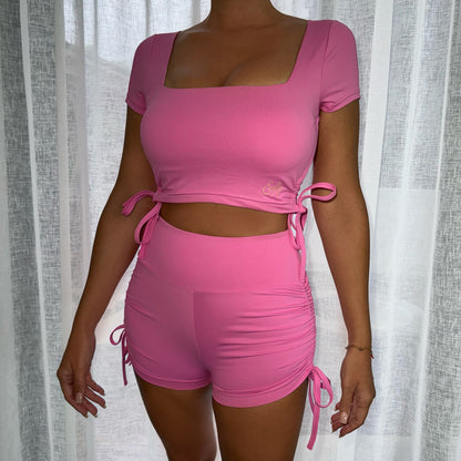 Barbie Short Set in Pink