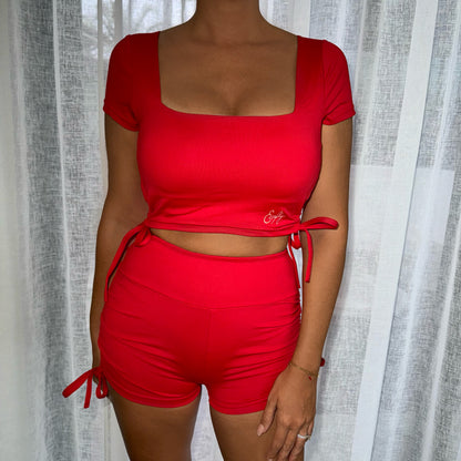 Barbie Short Set in Red