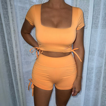 Barbie Short Set in Orange